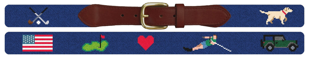 Custom Needlepoint Belt