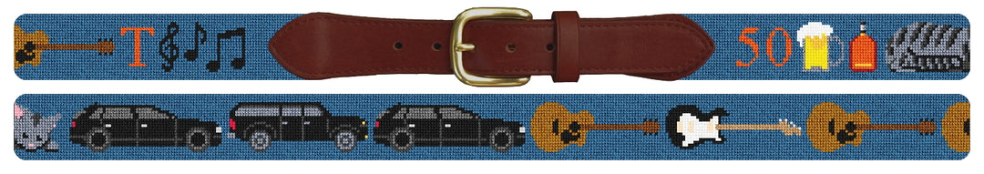 Custom Needlepoint Belt