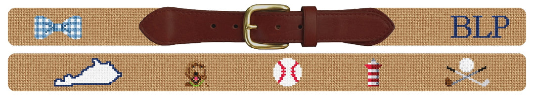 Custom Needlepoint Belt
