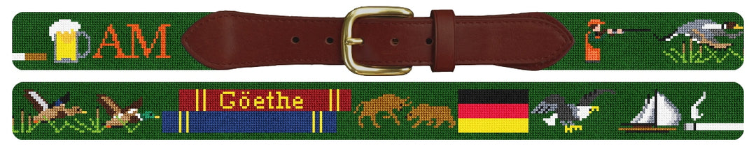 Custom Needlepoint Belt