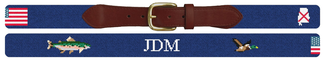 Custom Needlepoint Belt