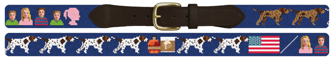 Custom Needlepoint Belt