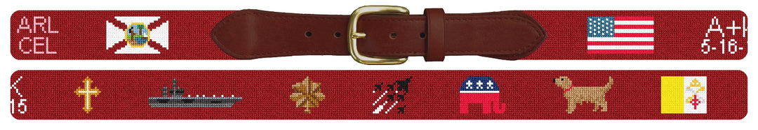 Custom Needlepoint Belt