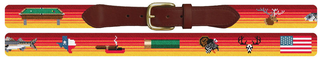 Custom Needlepoint Belt