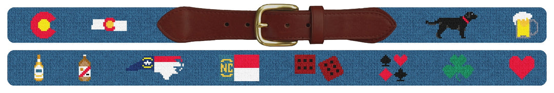 Custom Needlepoint Belt