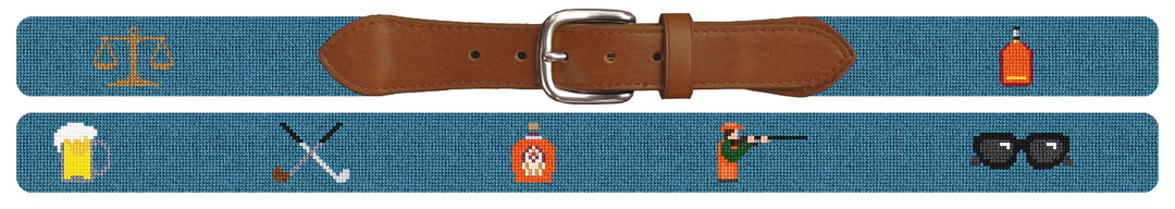 Custom Needlepoint Belt
