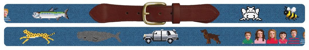 Custom Needlepoint Belt