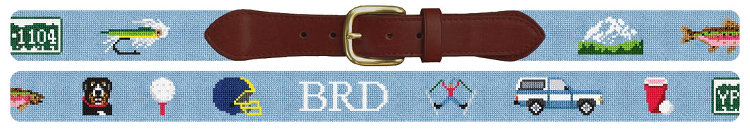 Custom Needlepoint Belt