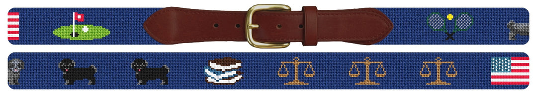 Custom Needlepoint Belt