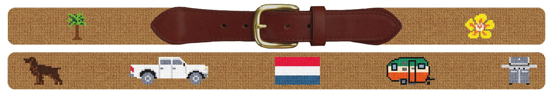 Custom Needlepoint Belt
