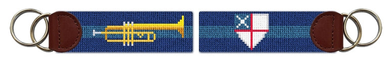 Custom Needlepoint Key Fob