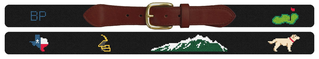Custom Needlepoint Belt