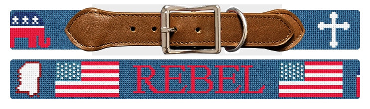 Custom Needlepoint Dog Collar