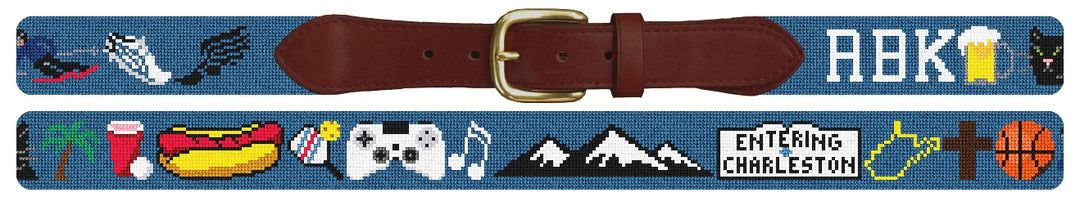 Custom Needlepoint Belt