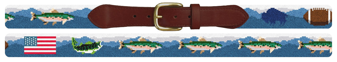 Custom Needlepoint Belt