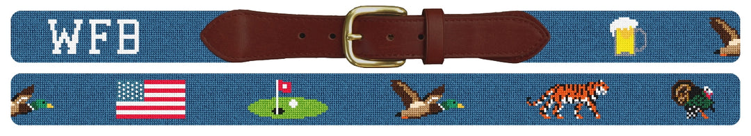 Custom Needlepoint Belt