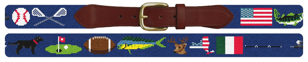 Custom Needlepoint Belt