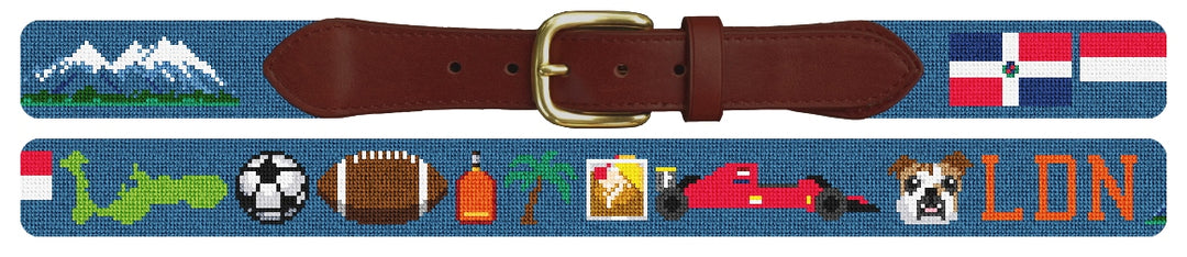 Custom Needlepoint Belt