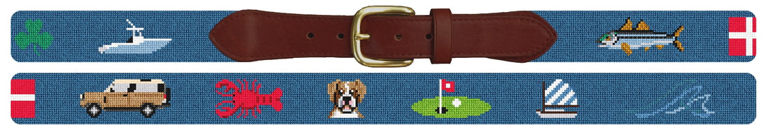 Custom Needlepoint Belt