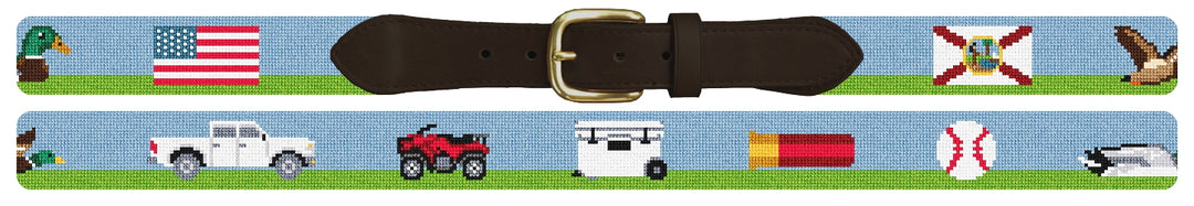Custom Needlepoint Belt