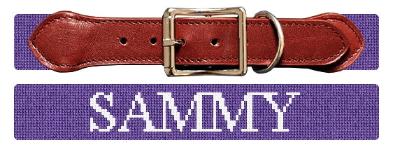 Custom Needlepoint Dog Collar