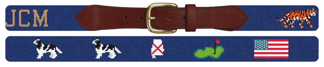 Custom Needlepoint Belt