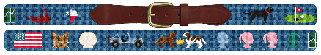 Custom Needlepoint Belt