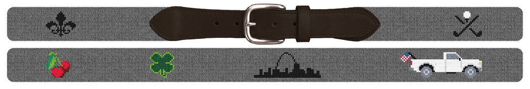 Custom Needlepoint Belt