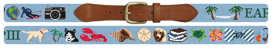 Custom Needlepoint Belt