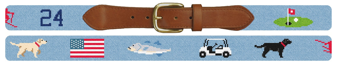 Custom Needlepoint Belt