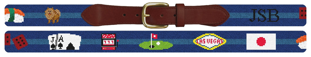Custom Needlepoint Belt