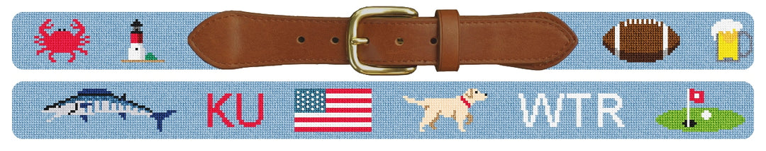 Custom Needlepoint Belt