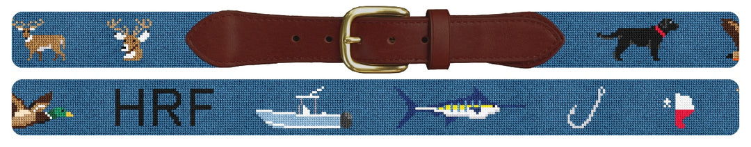 Custom Needlepoint Belt