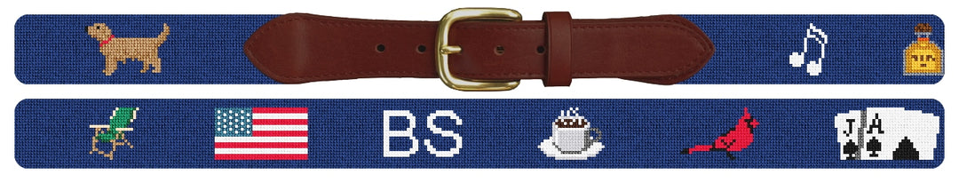 Custom Needlepoint Belt