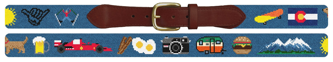 Custom Needlepoint Belt