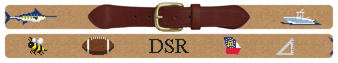 Custom Needlepoint Belt