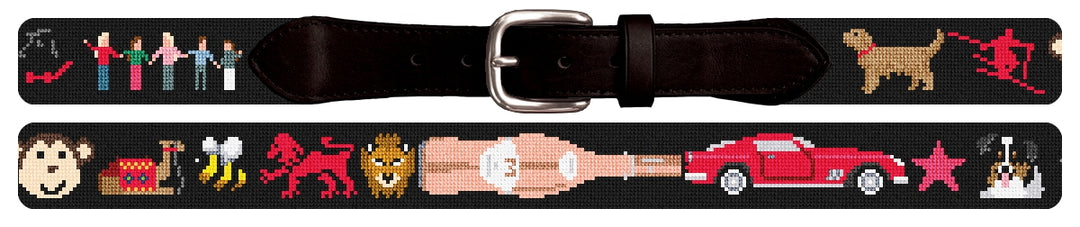 Custom Needlepoint Belt