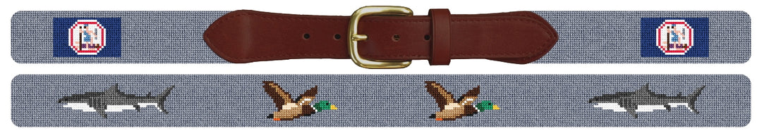 Custom Needlepoint Belt