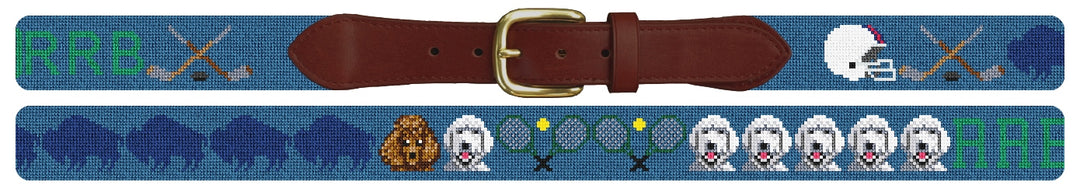 Custom Needlepoint Belt