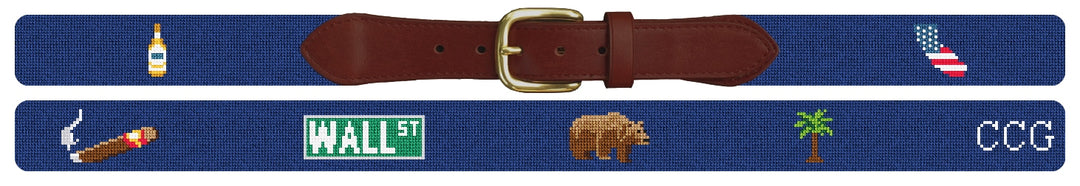 Custom Needlepoint Belt