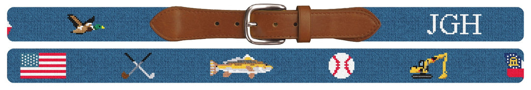 Custom Needlepoint Belt