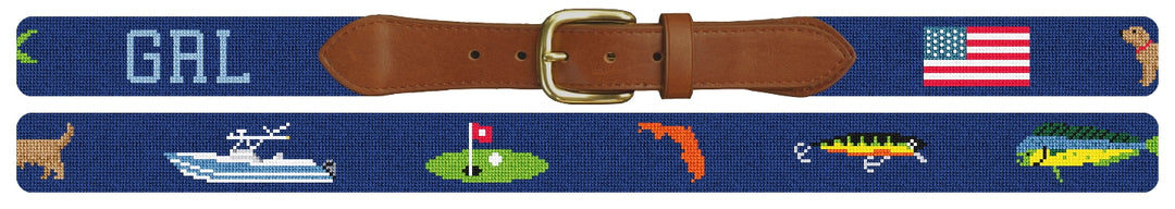 Custom Needlepoint Belt