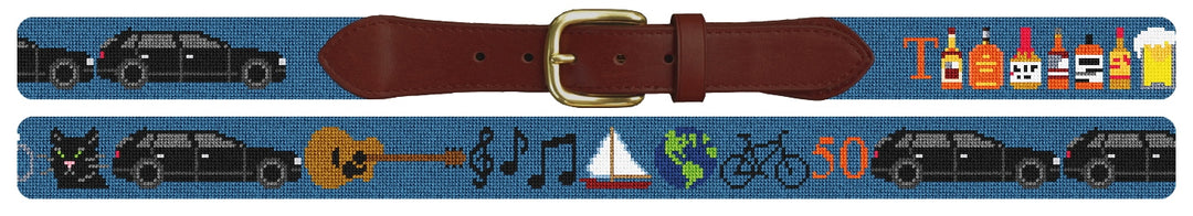 Custom Needlepoint Belt