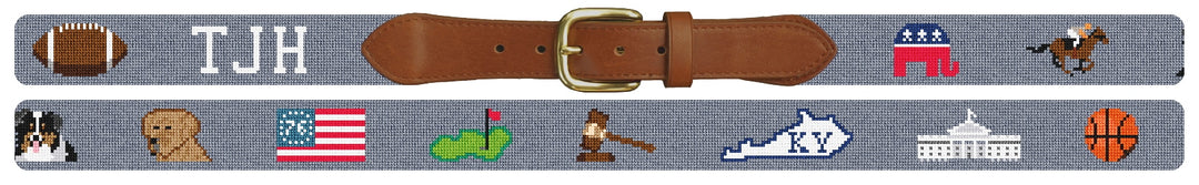 Custom Needlepoint Belt