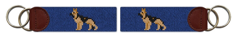 Custom Needlepoint Key Fob