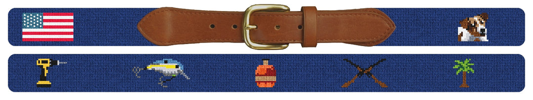 Custom Needlepoint Belt