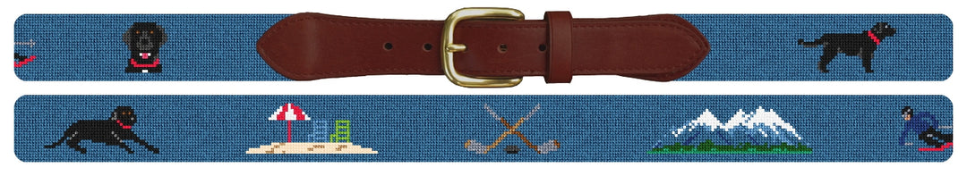 Custom Needlepoint Belt
