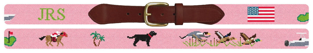 Custom Needlepoint Belt