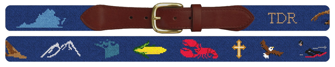 Custom Needlepoint Belt