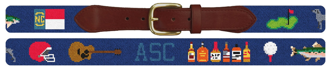 Custom Needlepoint Belt